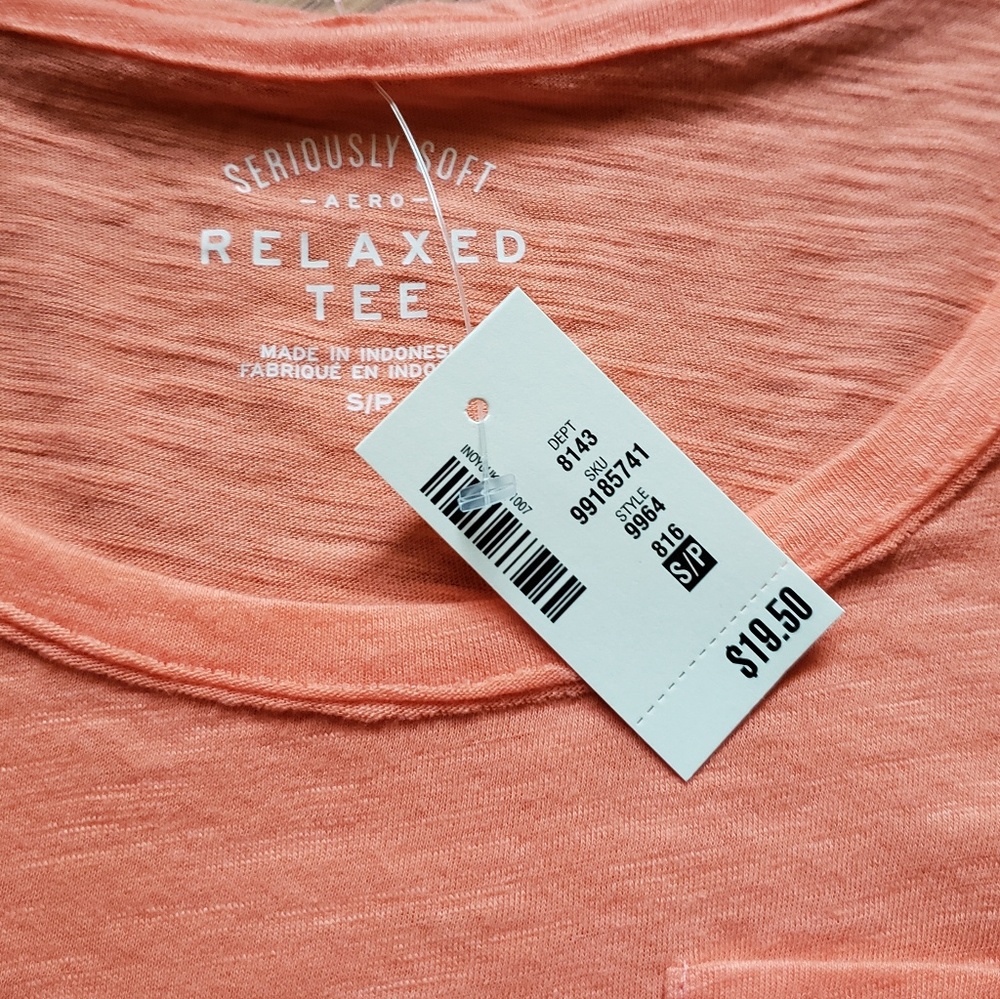 NWT Aeropostale Seriously Soft Relaxed Tee - Picture 4 of 5